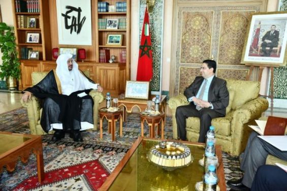 بوريطة يجري مباحثات مع رئيس مجلس الشورى السعودي