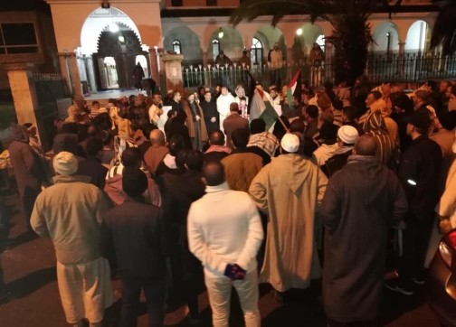 حملة “الفجر العظيم”..وقفة تضامنية مع فلسطين موازاة مع صلاة الفجر في الجديدة