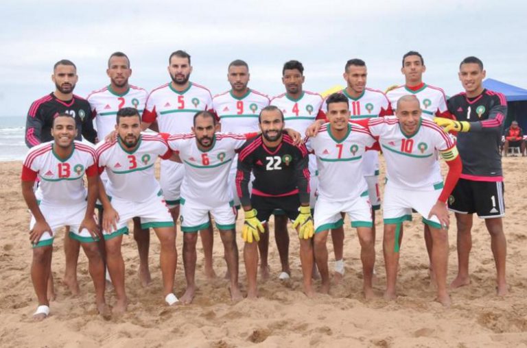 كأس إفريقيا للأمم لكرة القدم الشاطئية : المغرب يفوز في مباراة الترتيب على أوغندا