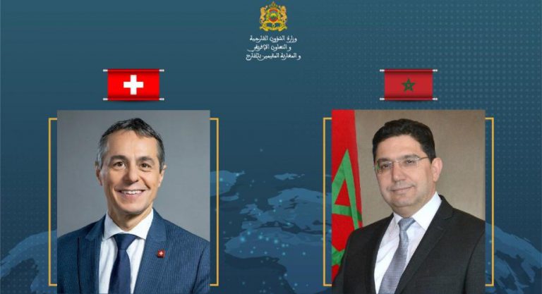 بوريطة يتباحث مع نظيره السويسري تعزيز العلاقات بين البلدين
