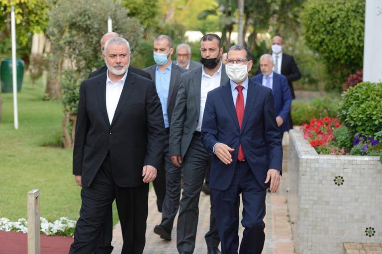إسماعيل هنية: زياتي إلى المغرب تأتي في ظل رعاية ملكية