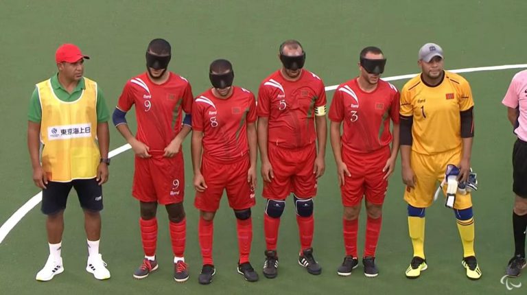 الألعاب الأولمبية البارالمبية : المنتخب المغربي لكرة القدم الخماسية للمكفوفين ينهزم بصعوبة أمام نظيره البرازيلي في دور النصف