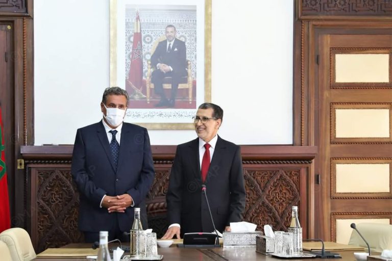 تسليم السلط بين سعد الدين العثماني ورئيس الحكومة الجديد عزيز أخنوش