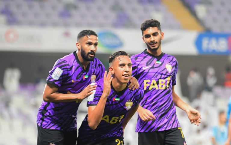 سفيان رحيمي يسجل هدفا ويقود العين للفوز على الظفرة بالدوري الإماراتي