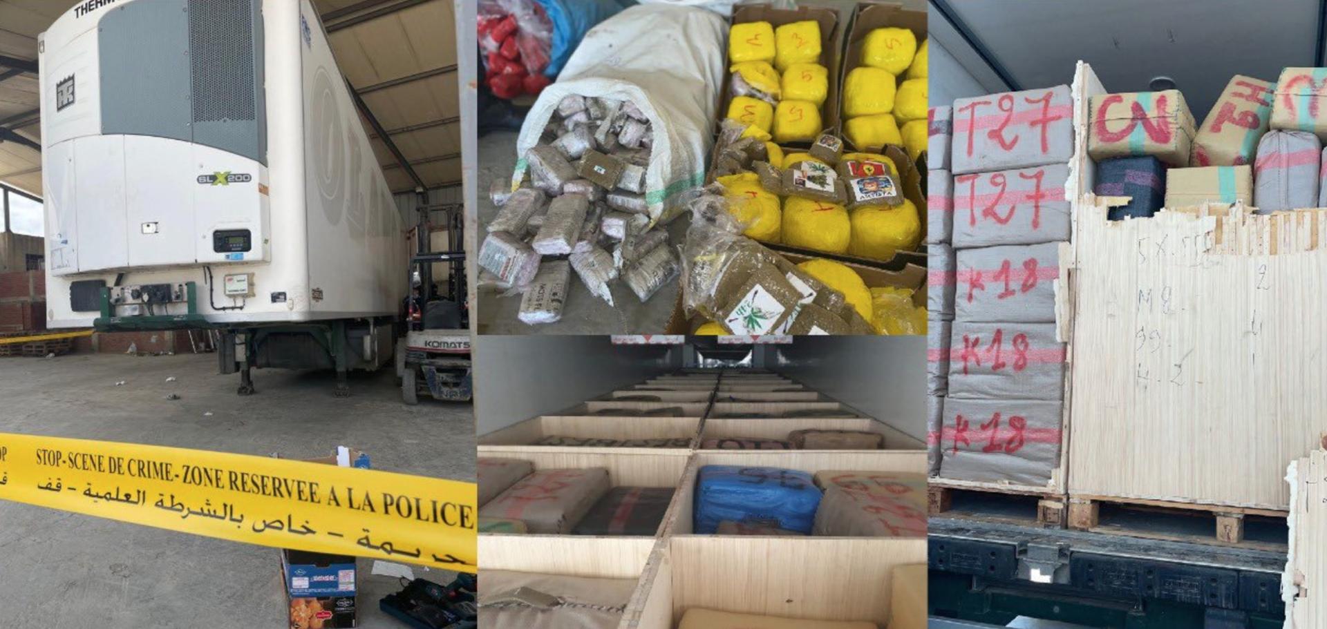 طنجة: إجهاض عملية كبرى للتهريب الدولي للمخدرات وحجز شحنة قياسية تناهز 31 طنا و197 كيلوغرام من مخدر الحشيش طنجة: إجهاض عملية كبرى للتهريب الدولي للمخدرات وحجز شحنة قياسية تناهز 31 طنا و197 كيلوغرام من مخدر الحشيش