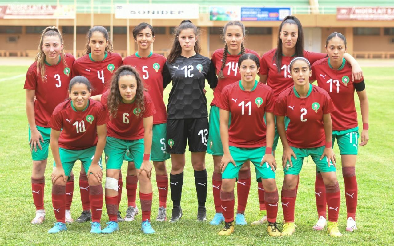 إقصائيات كأس العالم -الهند 2022: المنتخب المغربي النسوي لأقل من 17 سنة يفوز على منتخب النيجر و يتأهل الى الدور الرابع والأخير إقصائيات كأس العالم -الهند 2022: المنتخب المغربي النسوي لأقل من 17 سنة يفوز على منتخب النيجر و يتأهل الى الدور الرابع والأخير