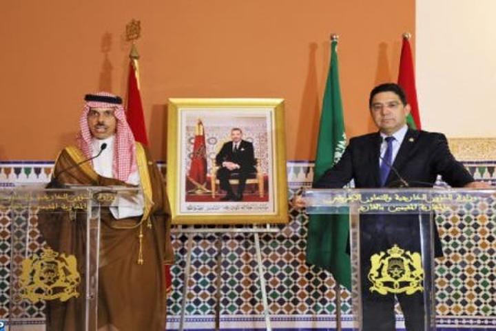 وزير الخارجية السعودي يشيد بجودة العلاقات المغربية السعودية