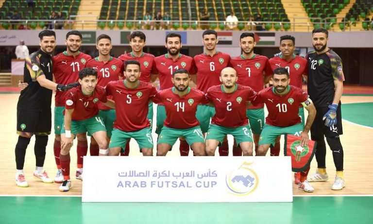 كأس العرب لكرة القدم داخل القاعة: المنتخب المغربي يتأهل لنصف النهائي بفوزه على نظيره الليبي