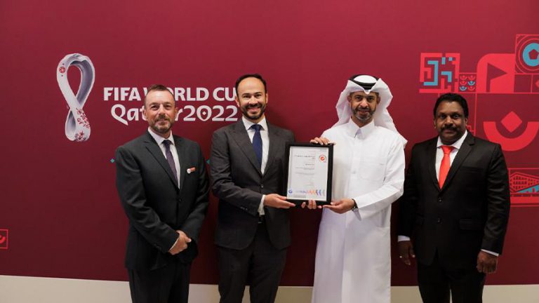 كأس العالم فيفا قطر 2022 تحصل على شهادة الأيزو في إدارة الفعاليات المستدامة