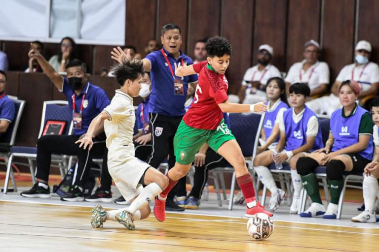 مباراة ودية: المنتخب المغربي لكرة القدم النسوية داخل القاعة ينهزم أمام نظيره التايلاندي