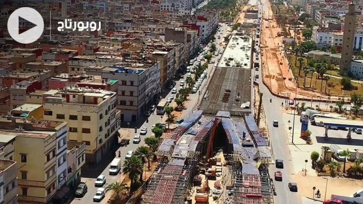 بالفيديو: حصري.. أشغال بناء أطول جسر حضري بالدار البيضاء تصل لمراحل جد متقدمة بالفيديو: حصري.. أشغال بناء أطول جسر حضري بالدار البيضاء تصل لمراحل جد متقدمة