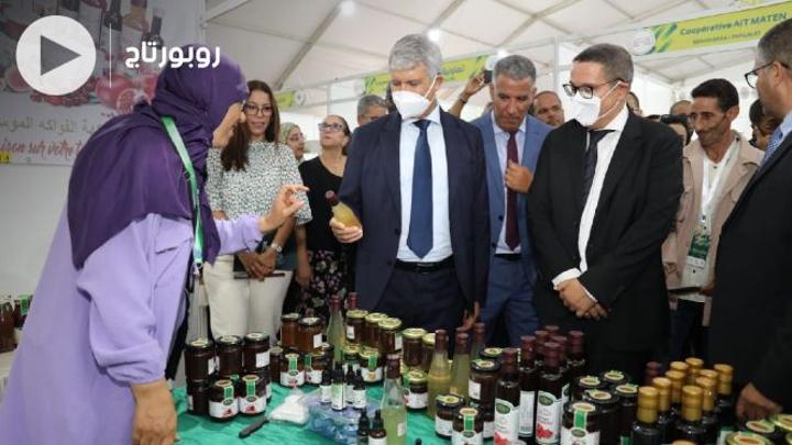 بالفيديو: وزير الفلاحة ووالي سوس يفتتحان المعرض الدولي للمنتوجات المحلية بأكادير بالفيديو: وزير الفلاحة ووالي سوس يفتتحان المعرض الدولي للمنتوجات المحلية بأكادير