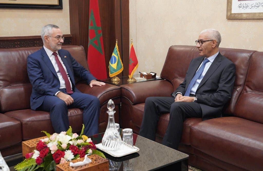 رئيس مجلس النواب يجري مباحثات مع سفير البرازيل بالمغرب رئيس مجلس النواب يجري مباحثات مع سفير البرازيل بالمغرب