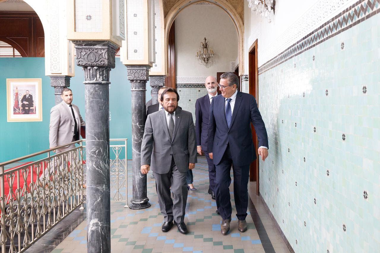 أخنوش يستقبل نائب رئيس السلفادور ويشيد بدعم “مغربية الصحراء” أخنوش يستقبل نائب رئيس السلفادور ويشيد بدعم “مغربية الصحراء”
