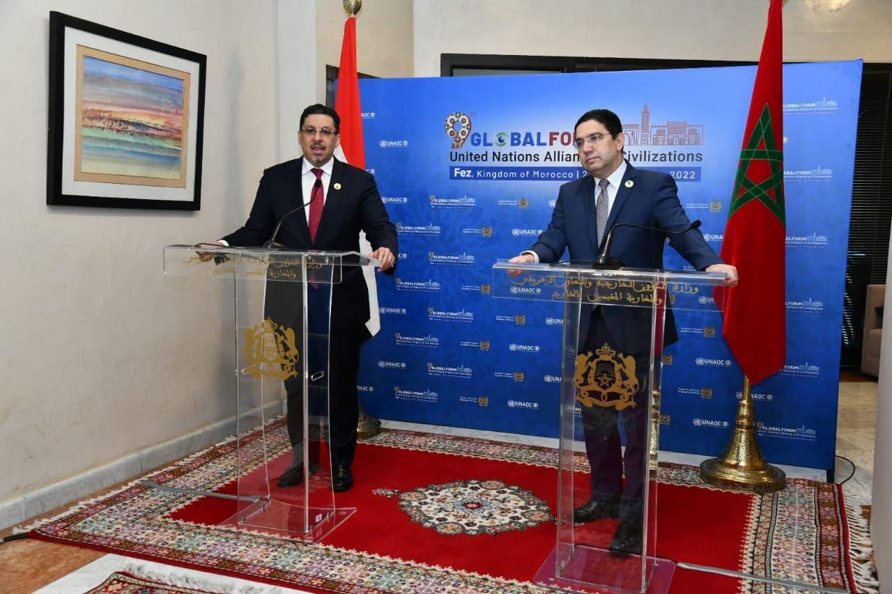 بوريطة يجدد التأكيد على موقف المغرب الواضح والداعم للشرعية في اليمن بوريطة يجدد التأكيد على موقف المغرب الواضح والداعم للشرعية في اليمن