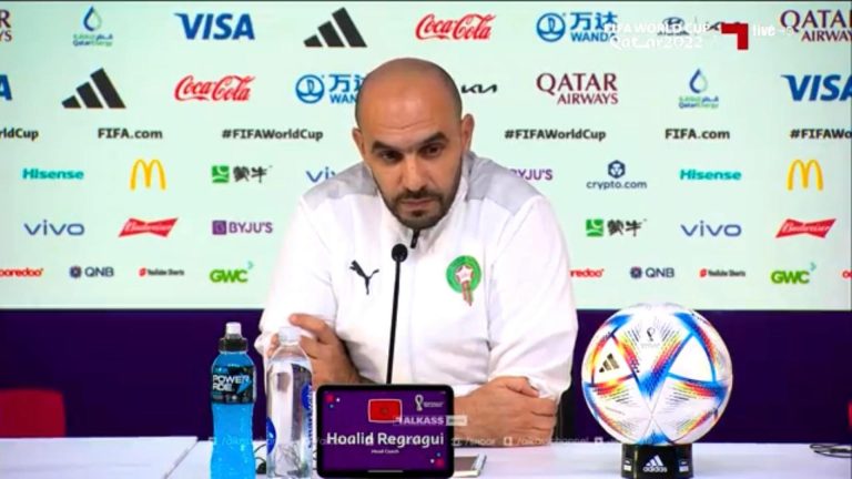 وليد الركراكي: المنتخب المغربي يخوض مباراة كندا بإرادة الفوز والتأهل إلى الدور الثاني
