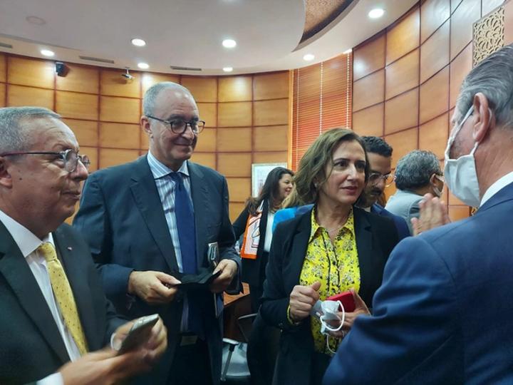 خريطة مبتورة للمغرب في معرض بمراكش تحرج وزيرة السياحة في البرلمان خريطة مبتورة للمغرب في معرض بمراكش تحرج وزيرة السياحة في البرلمان