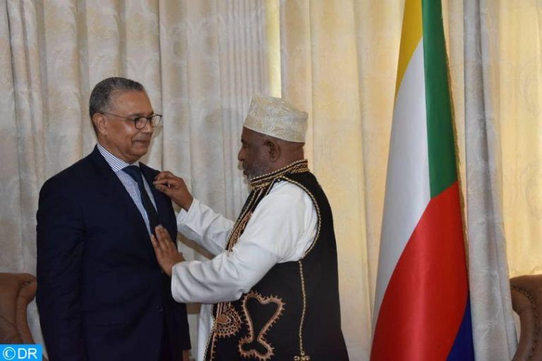 رئيس جمهورية جزر القمر يستقبل المدير العام للمكتب الوطني للكهرباء والماء الصالح للشرب
