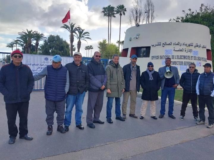 إضراب بقطاع الماء الصالح للشرب واعتصام بمقر الــONEP بالرباط إضراب بقطاع الماء الصالح للشرب واعتصام بمقر الــONEP بالرباط