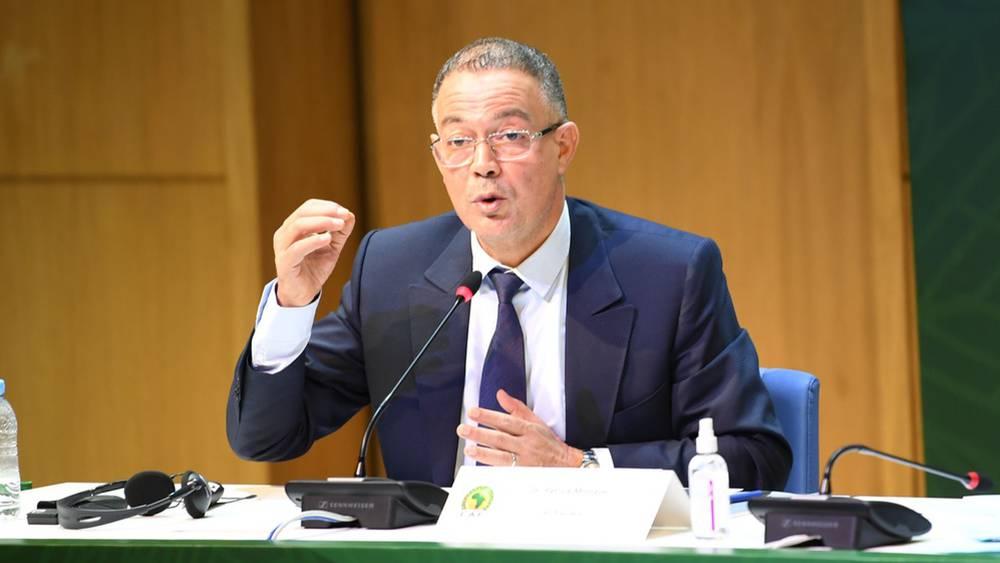 لقجع: ترشح المغرب إلى جانب إسبانيا والبرتغال لتنظيم مونديال 2030 يعكس تظافر جهود وإمكانات القارتين الإفريقية والأوروبية لقجع: ترشح المغرب إلى جانب إسبانيا والبرتغال لتنظيم مونديال 2030 يعكس تظافر جهود وإمكانات القارتين الإفريقية والأوروبية