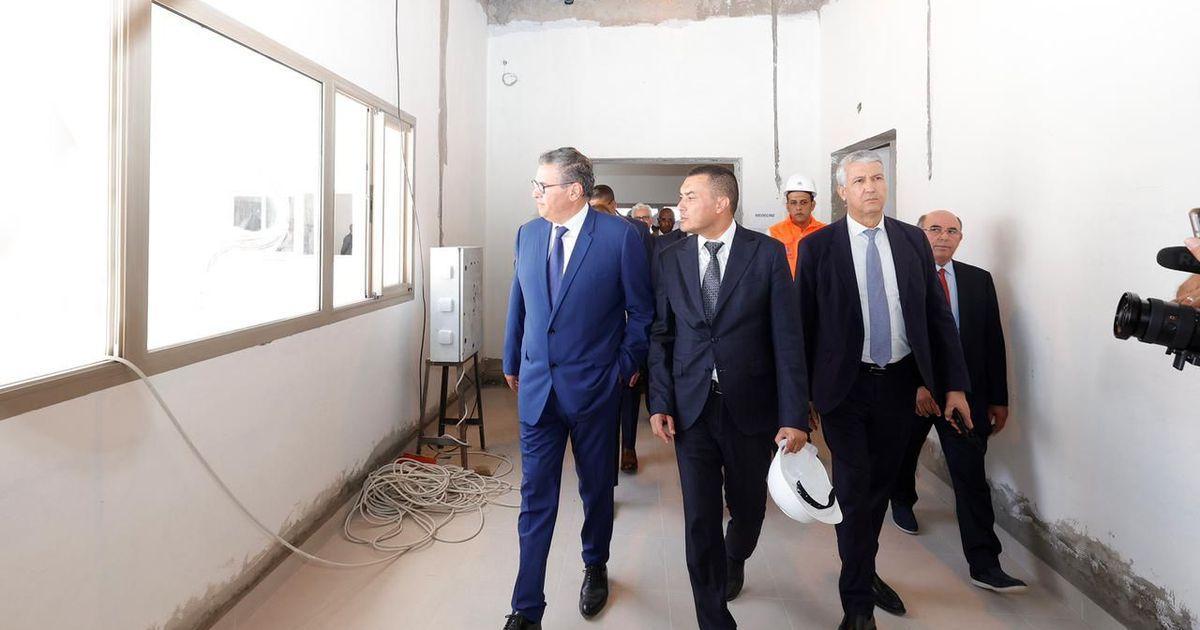 وفد وزاري يقوده أخنوش يتفقد مشاريع اقتصادية واجتماعية بتنغير وفد وزاري يقوده أخنوش يتفقد مشاريع اقتصادية واجتماعية بتنغير