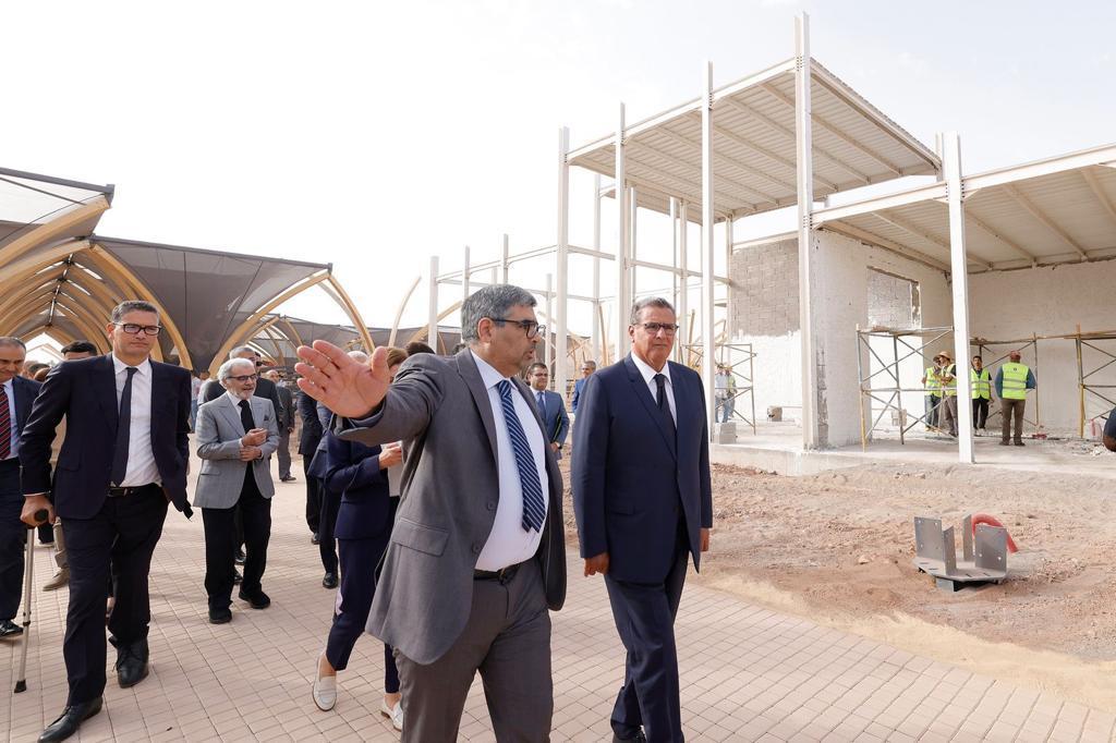 أخنوش يتفقد ترتيبات احتضان مراكش للاجتماعات السنوية لمجموعة البنك الدولي وصندوق النقد الدولي ومدى تقدم الأشغال أخنوش يتفقد ترتيبات احتضان مراكش للاجتماعات السنوية لمجموعة البنك الدولي وصندوق النقد الدولي ومدى تقدم الأشغال