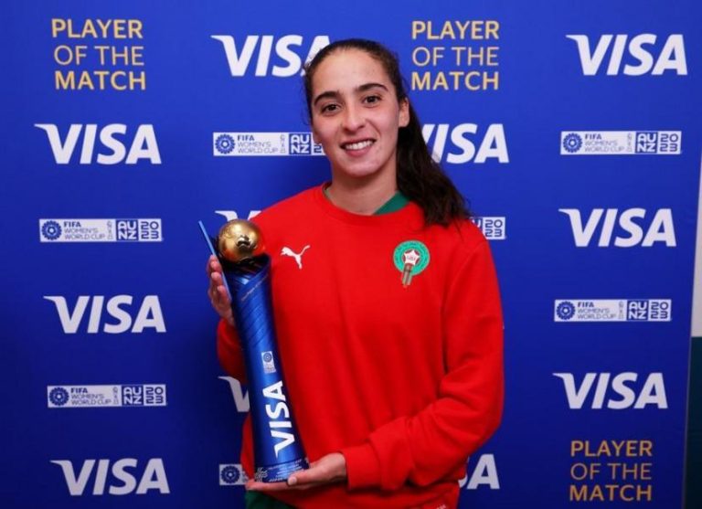 كأس العالم للسيدات: المغربية أنيسة لحماري أفضل لاعبة في مباراة المغرب ضد كولومبيا