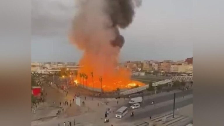 الدار البيضاء: إخماد حريق قبالة المحطة الطرقية اولاد زيان دون تسجيل خسائر بشرية
