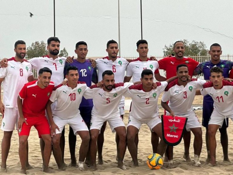 المنتخب المغربي لكرة القدم الشاطئية يفوز على نظيره السعودي