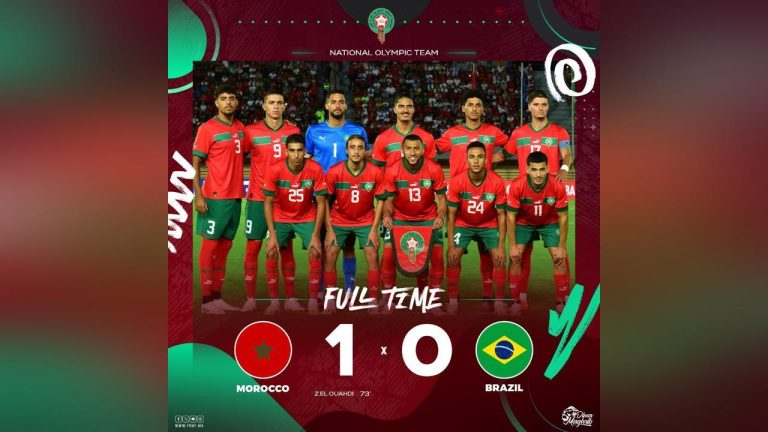 المنتخب المغربي الأولمبي يفوز وديا على نظيره البرازيلي