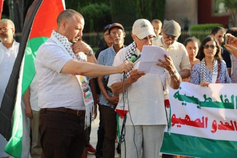 المغرب.. وقفة داعمة لعملية “طوفان الأقصى”