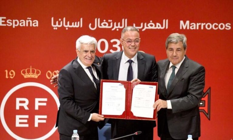 المغرب وإسبانيا والبرتغال يوقعون رسميا إتفاقية الترشيح المشترك لإستضافة نهائيات كأس العالم 2030