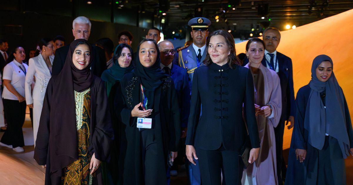 كوب 28 بدبي: الأميرة للا حسناء تزور رواق «دار الإمارات العربية المتحدة للاستدامة» ورواق المغرب كوب 28 بدبي: الأميرة للا حسناء تزور رواق «دار الإمارات العربية المتحدة للاستدامة» ورواق المغرب