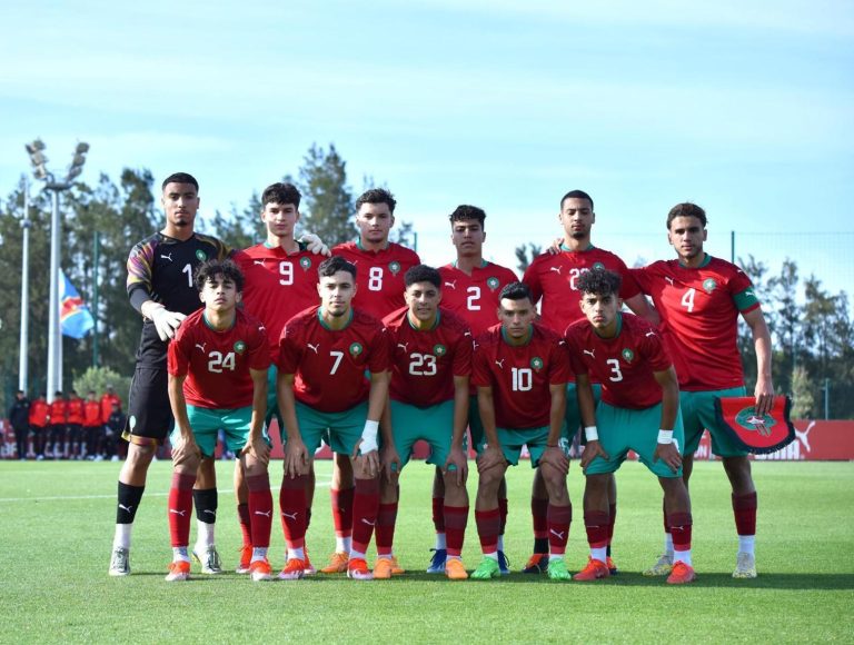 المنتخب الوطني لأقل من 20 سنة يفوز في وديته أمام الكونغو الديموقراطية