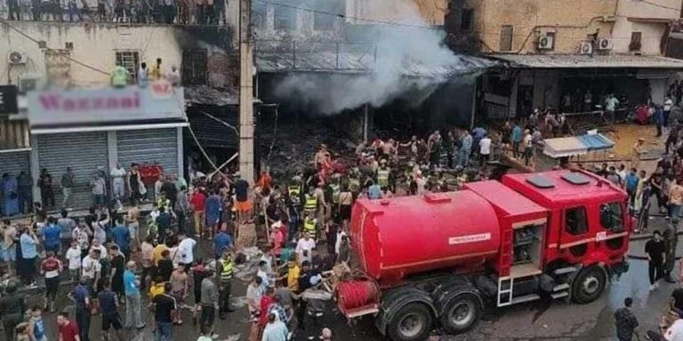 ارتفاع حصيلة حريق قيسارية فاس إلى 5 وفيات و37 إصابة