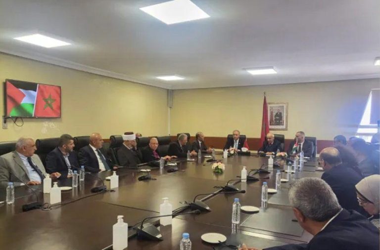 وفد فلسطيني يقوم بزيارة لجامعة محمد الخامس