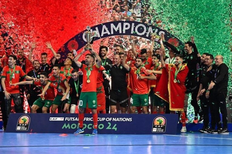المنتخب الوطني المغربي لكرة القدم داخل القاعة أحسن منتخب عالمي لعام 2023