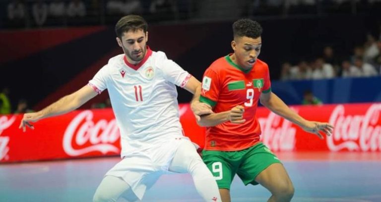 كأس العالم لكرة القدم داخل القاعة أوزبكستان-2024: المغرب يفوز على طاجيكستان