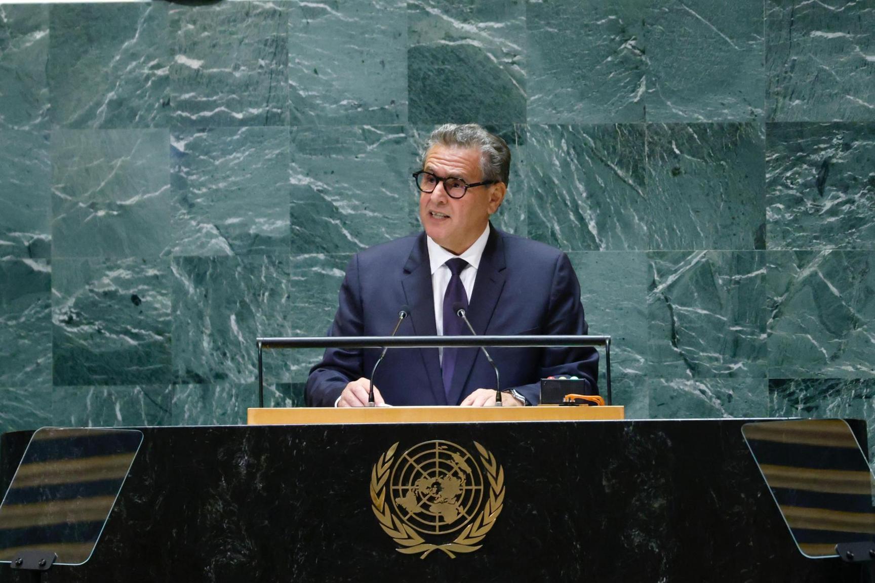 الأمم المتحدة: المغرب يجدد تشبثه بالتوصل إلى حل سياسي نهائي لنزاع الصحراء على أساس مبادرة الحكم الذاتي حصريا الأمم المتحدة: المغرب يجدد تشبثه بالتوصل إلى حل سياسي نهائي لنزاع الصحراء على أساس مبادرة الحكم الذاتي حصريا