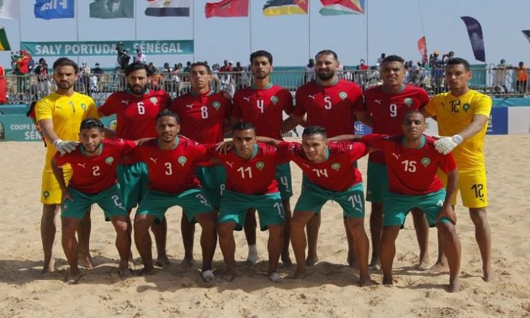 كأس أمم إفريقيا لكرة القدم الشاطئية : المنتخب المغربي يفوز على مصر ويحرز الميدالية النحاسية