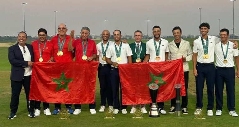 المنتخب المغربي يفوز بكأسي البطولة العربية الـ 43 للغولف بعجمان