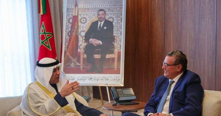 أخنوش يجري مباحثات مع الأمين العام لمجلس التعاون لدول الخليج العربية