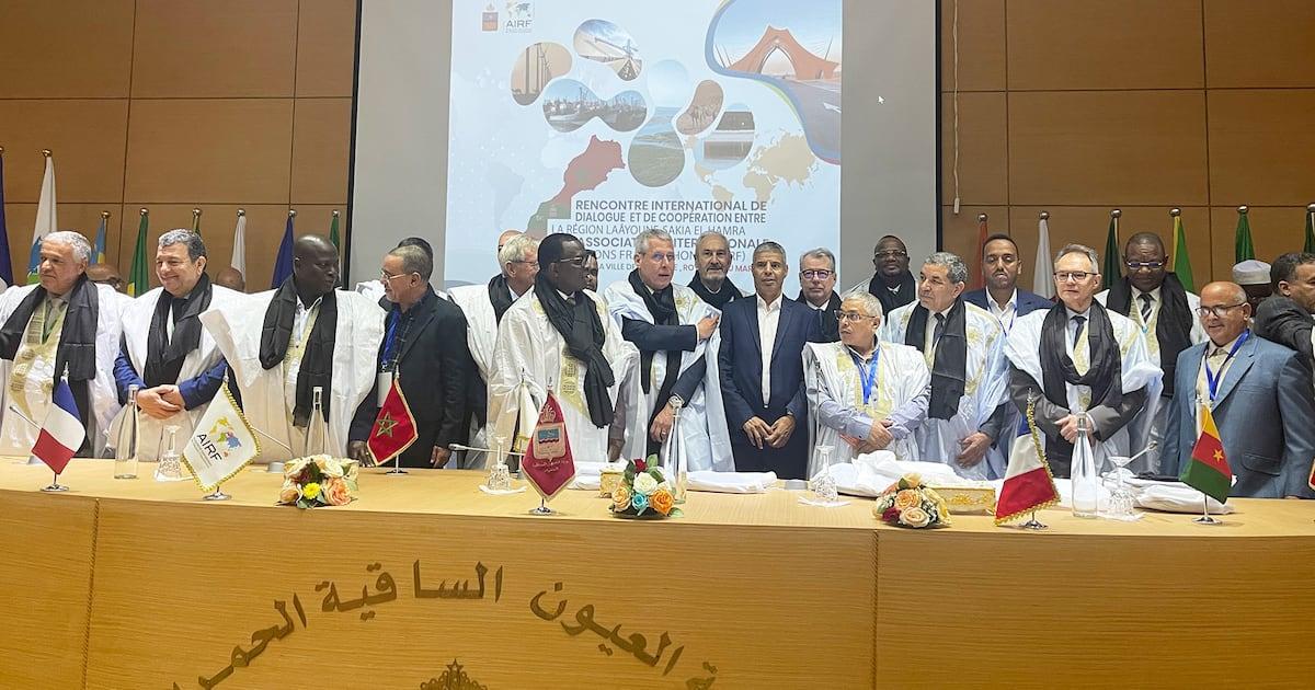 زيارة مكتب الجمعية الدولية للجهات الفرنكوفونية للعيون الساقية الحمراء زيارة مكتب الجمعية الدولية للجهات الفرنكوفونية للعيون الساقية الحمراء