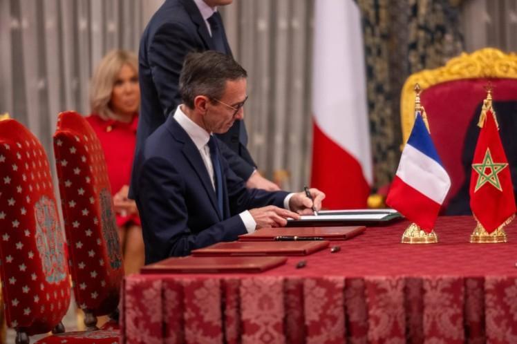 وزير الداخلية الفرنسي برونو ريتايو في زيارة للمغرب وزير الداخلية الفرنسي برونو ريتايو في زيارة للمغرب