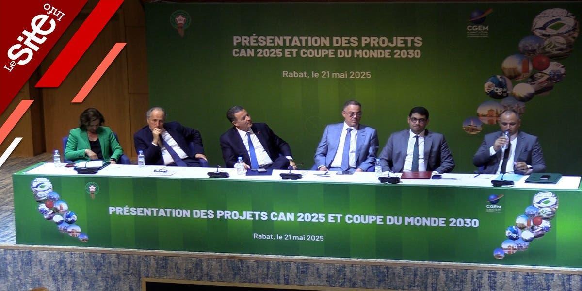 لقجع ولعلج يقدمان مشاريع مونديال 2030 وكان 2025 بالرباط لقجع ولعلج يقدمان مشاريع مونديال 2030 وكان 2025 بالرباط