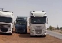 حادث سير في مالي يؤدي إلى توقيف سائقين مغاربة حادث سير في مالي يؤدي إلى توقيف سائقين مغاربة