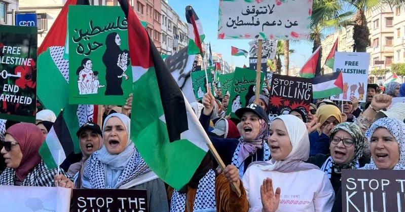 وقفة احتجاجية غاضبة على حضور صهيوني في مؤتمر علمي بالرباط