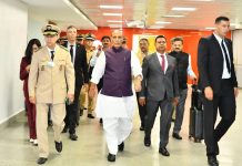 لوديي يستقبل وزير الدفاع بجمهورية الهند لوديي يستقبل وزير الدفاع بجمهورية الهند