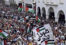 دعوة إلى التظاهر الشعبي دعماً لفلسطين ورفضاً للتطبيع دعوة إلى التظاهر الشعبي دعماً لفلسطين ورفضاً للتطبيع