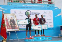 المغربي المحجوب الدازا يتوج بماراطون الدار البيضاء المغربي المحجوب الدازا يتوج بماراطون الدار البيضاء